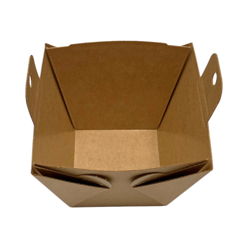 弁当容器 カフェキュートBOX 本体(茶) 廣川