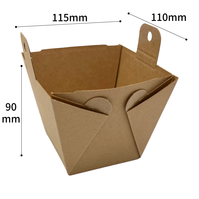 弁当容器 カフェキュートBOX 本体(茶) 廣川