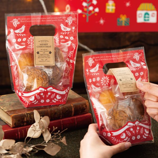 スタンド袋 クリスマススカンジナビアP Pスタンドバッグ-2(30枚) ヘッズ