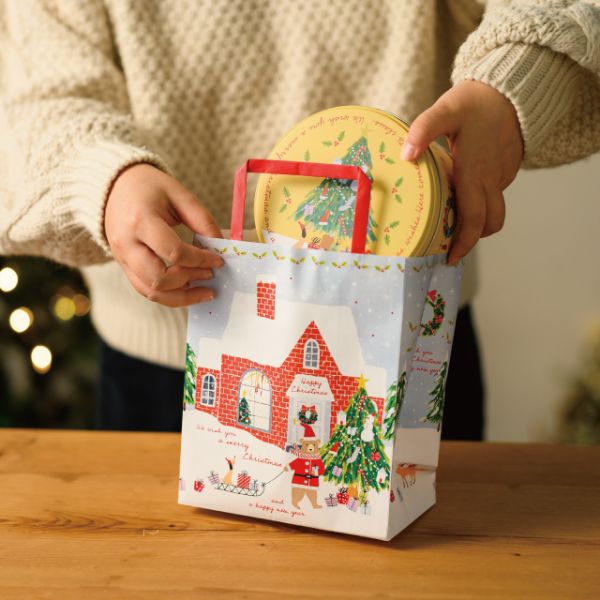 袋 クリスマスベアラーギフトペーパーバッグ-2(50枚) ヘッズ