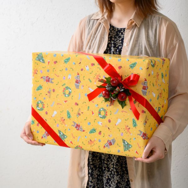 クリスマスベアラー包装紙-1(全紙)(50枚) ヘッズ