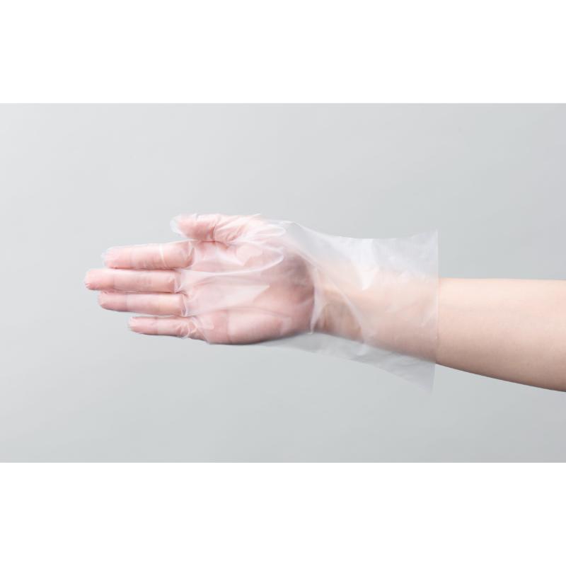 ポリ手袋 No.431 ポリグローブ eco クリア L サンフラワー