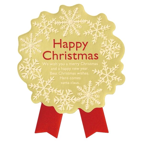 ウィンタースノー強粘着リボン型シール-2(100枚) ヘッズ