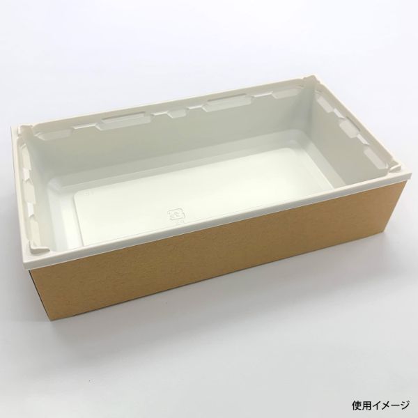 弁当容器 ワン折重 PH73×38A CR 底 アクタ