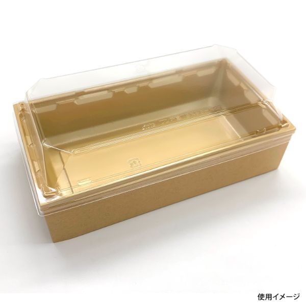 弁当容器 ワン折重 PH73×38A 金 底 アクタ