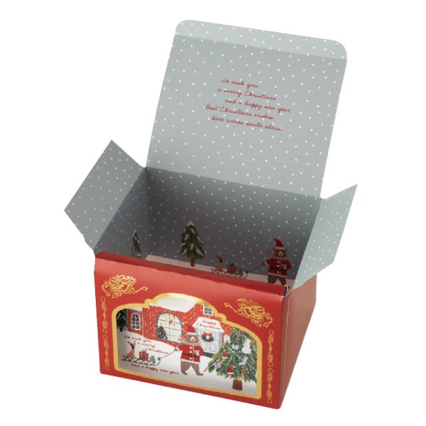 贈答箱 クリスマスベアラーウィンドウギフトボックス-M(10枚) ヘッズ