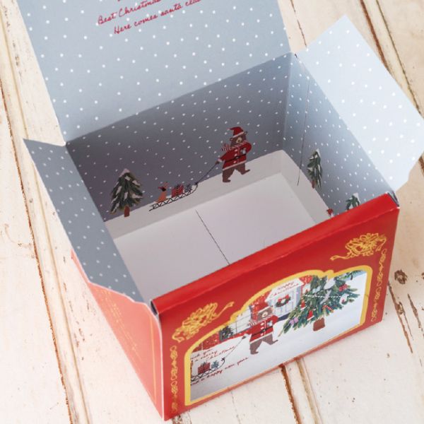 贈答箱 クリスマスベアラーウィンドウギフトボックス-M(10枚) ヘッズ