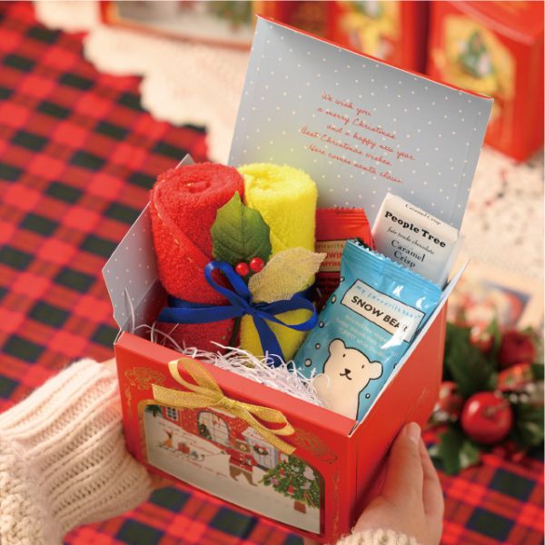 贈答箱 クリスマスベアラーウィンドウギフトボックス-M(10枚) ヘッズ