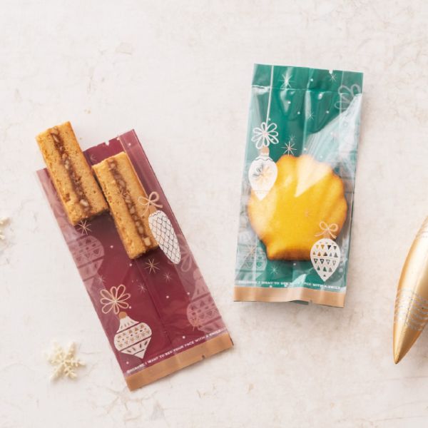 合掌袋 クリスマスオーナメント スイーツパックアソート/クリア-2(100枚) ヘッズ