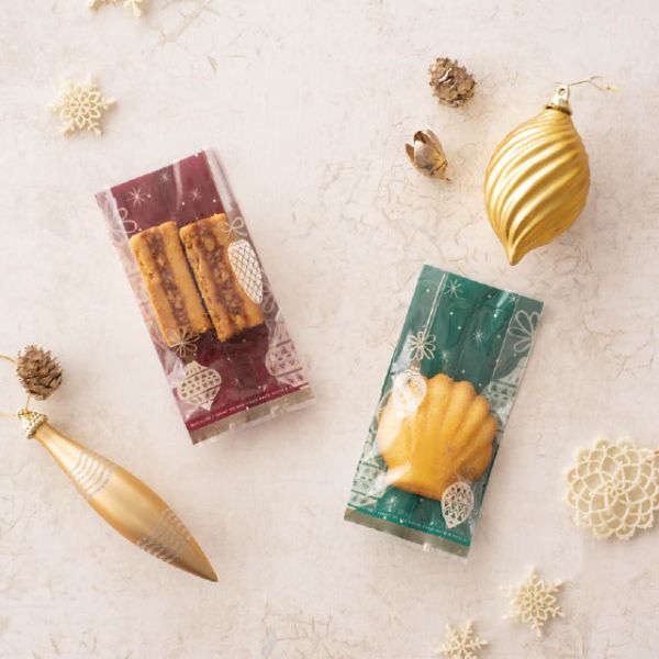 合掌袋 クリスマスオーナメント スイーツパックアソート/クリア-2(100枚) ヘッズ