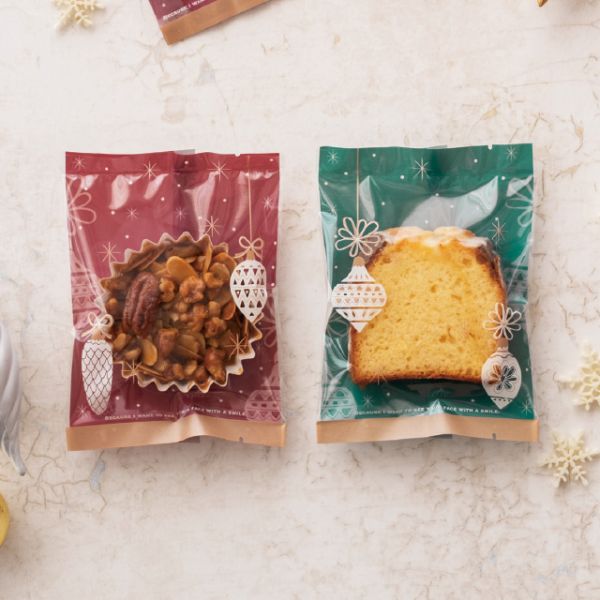 合掌袋 クリスマスオーナメント スイーツパックアソート/クリア-3(100枚) ヘッズ