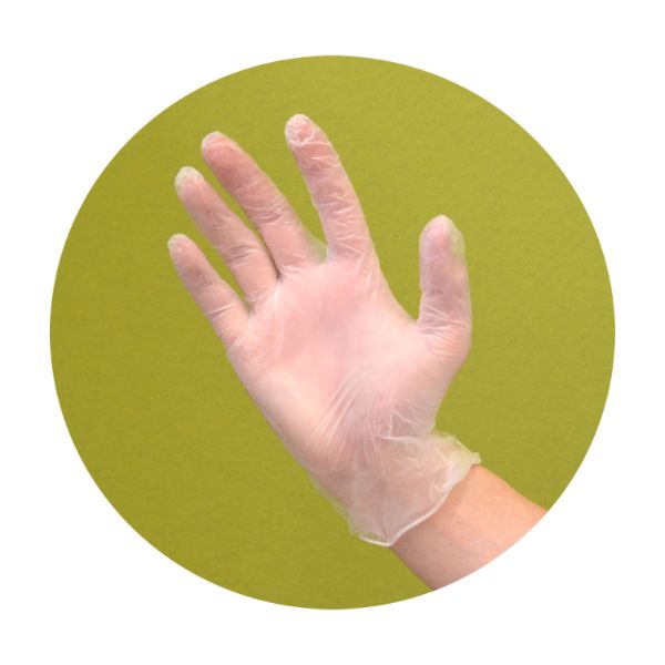 PSプラスチック手袋(PVC手袋･介護用) 粉無 M パックスタイル
