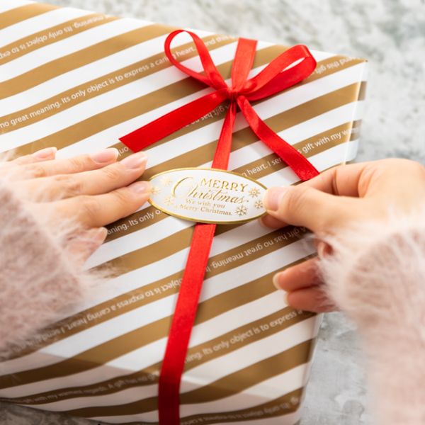 クラシカルクリスマス ギフトシール(100枚) ヘッズ