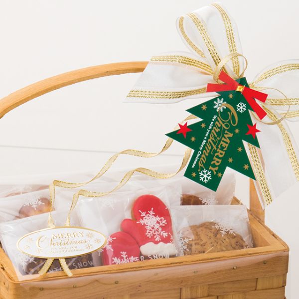 クラシカルクリスマス ギフトシール(100枚) ヘッズ