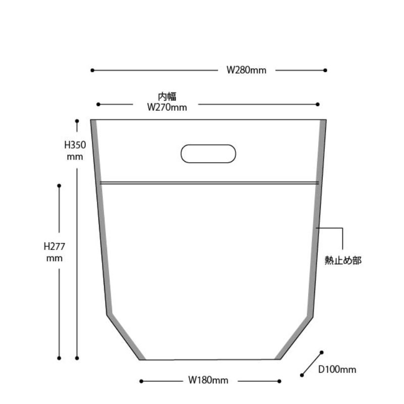 チャック付き袋 福袋市松柄ジップスタンドバッグ-M(30枚) ヘッズ