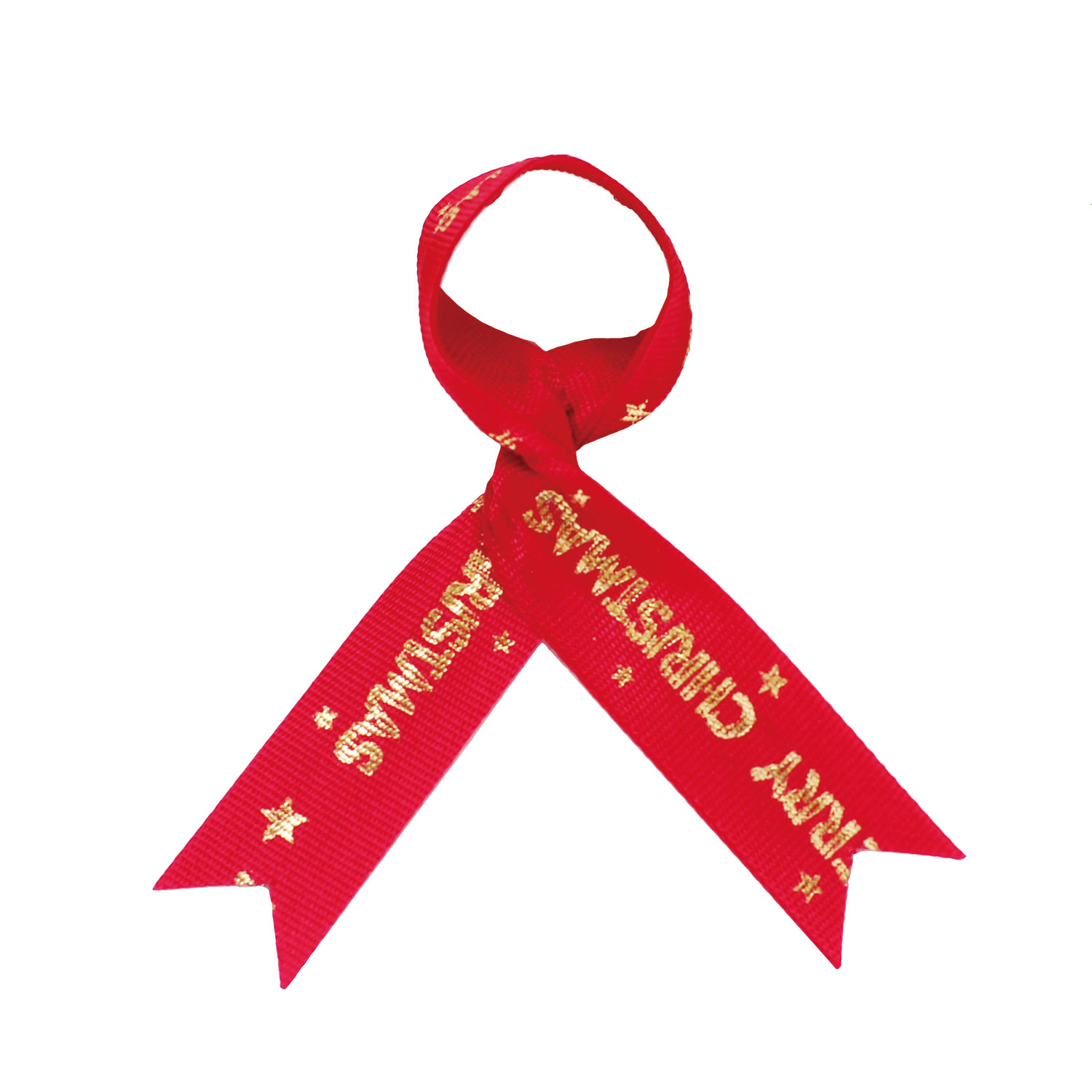 リボン・タイ 青山 7413-01 リボンタイワイド クリスマス 50枚入