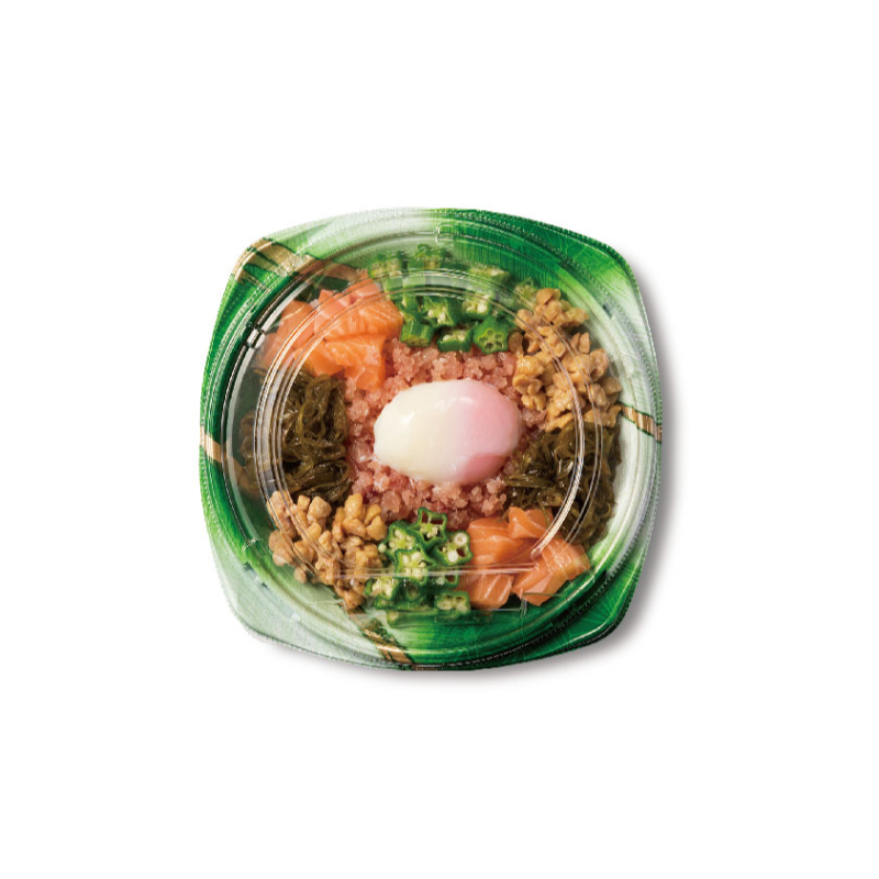 どんぶり容器 バイオPS 海専丼 180B くらま緑2 リスパック