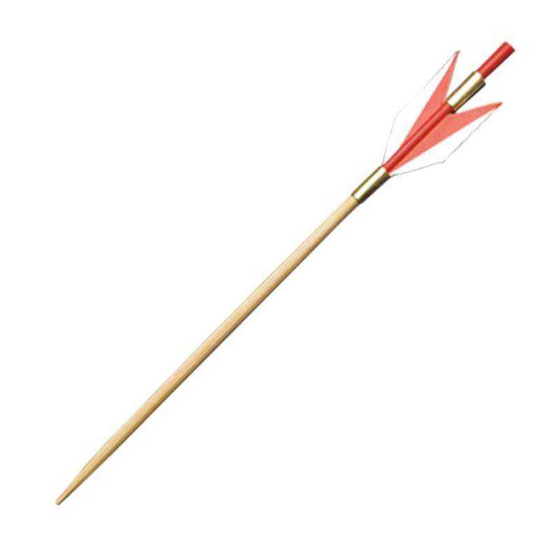 竹串 天朱矢羽根串(赤) 9cm 100本入 萬洋