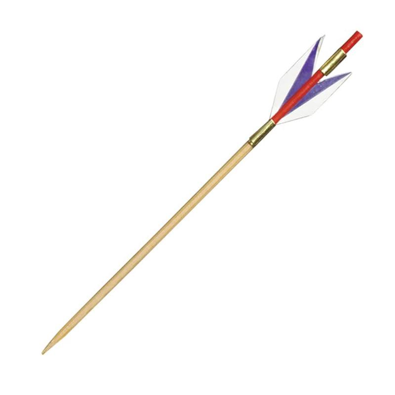 竹串 天朱矢羽根串(紫) 9cm 100本入 萬洋