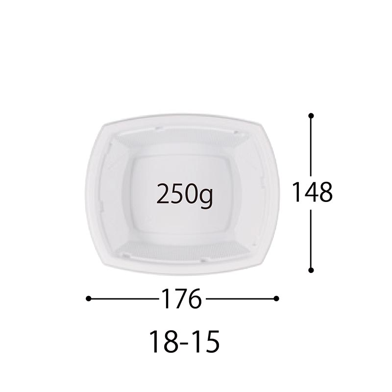 弁当容器 BCT コバコ 18-15 W 身 中央化学