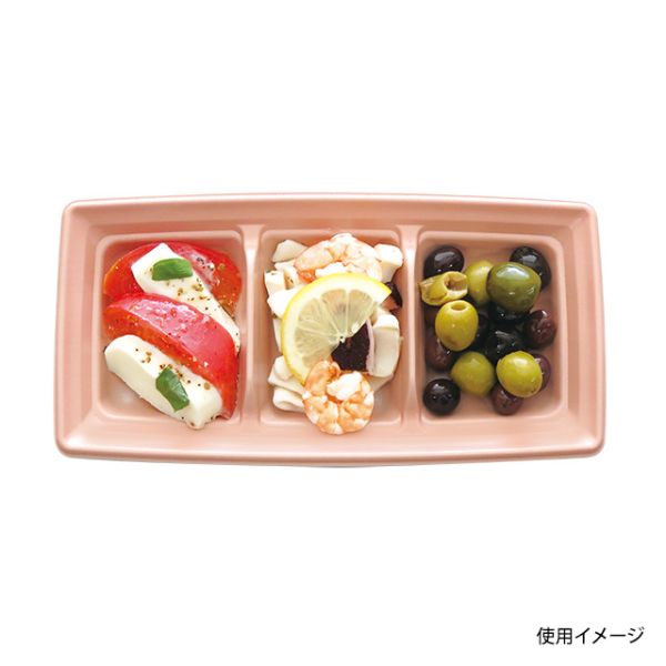 軽食容器 CT 沙楽 KS24-12-A NP-BK 身 中央化学