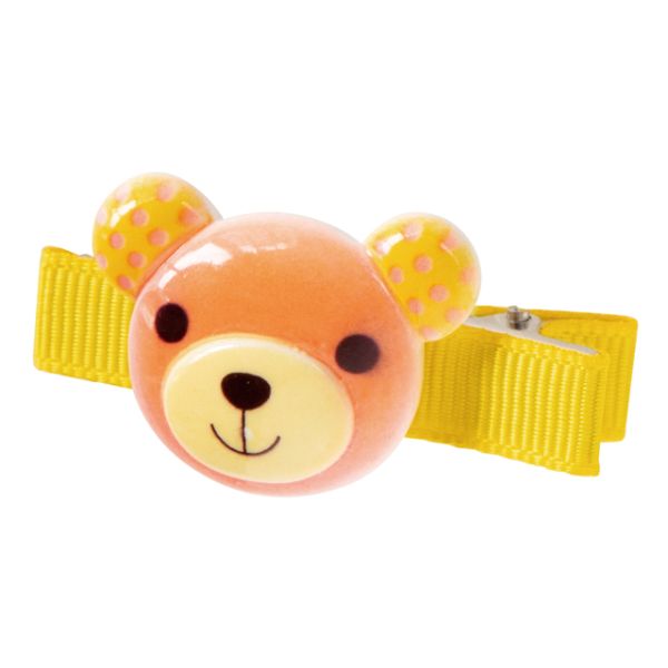 ヘッズ ラッピング 3Dパーツクリップ-3 水玉クマ(30個)