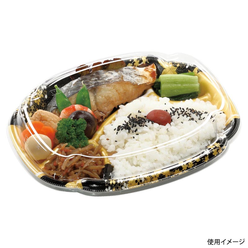弁当容器 MFP花見膳24-19-1 和盆金 エフピコ