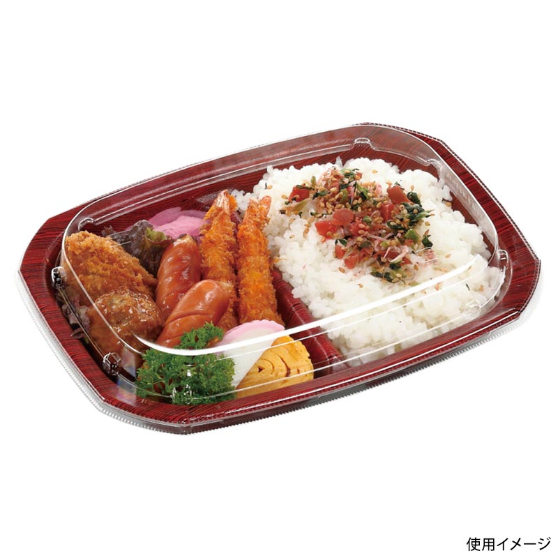 弁当容器 MFP京手箱22-16-1 渋木目W エフピコ