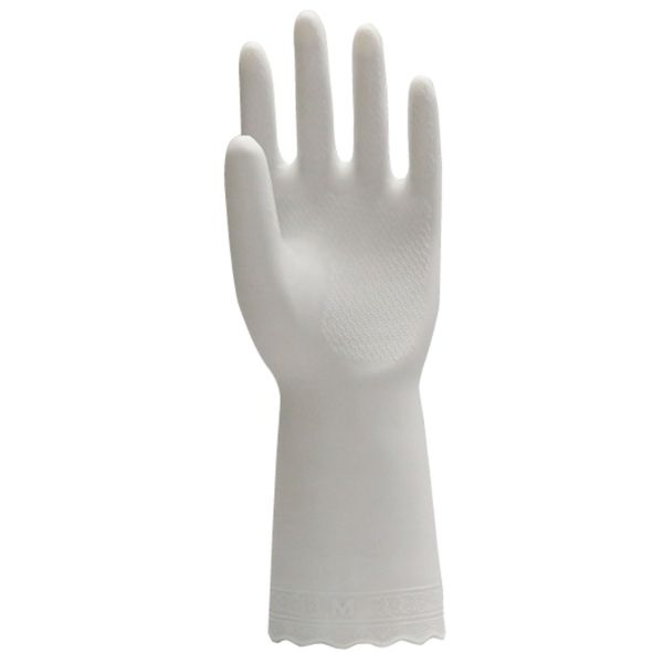 ゴム手袋 2150 ビニール手袋薄手 1双組 ホワイト S 川西工業