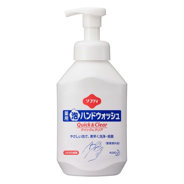 ハンドソープ ソフティ 薬用泡ハンドウォッシュ クイック＆クリア 500ml 花王