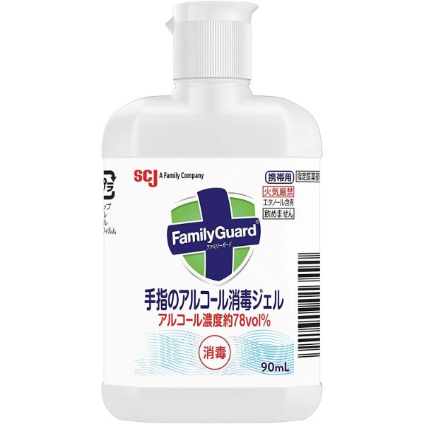 ファミリーガード 手指のアルコール消毒ジェル 90ml ジョンソン