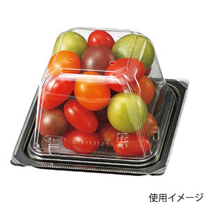 フルーツ容器 VF-APダイス 110角 本体.4HE エフピコチューパ