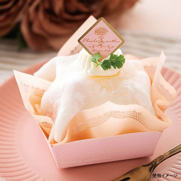 弁当ピック MA-PC6 母の日ケーキピック-6 100枚 ヘッズ