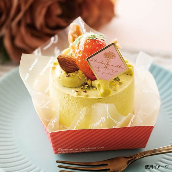 弁当ピック MA-PC6 母の日ケーキピック-6 100枚 ヘッズ