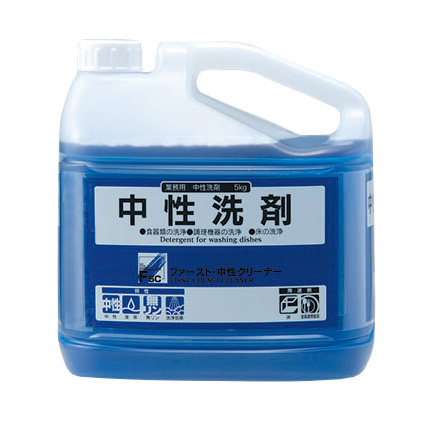 食器洗浄機用洗浄剤 ファースト・中性クリーナー 5L 大一産業