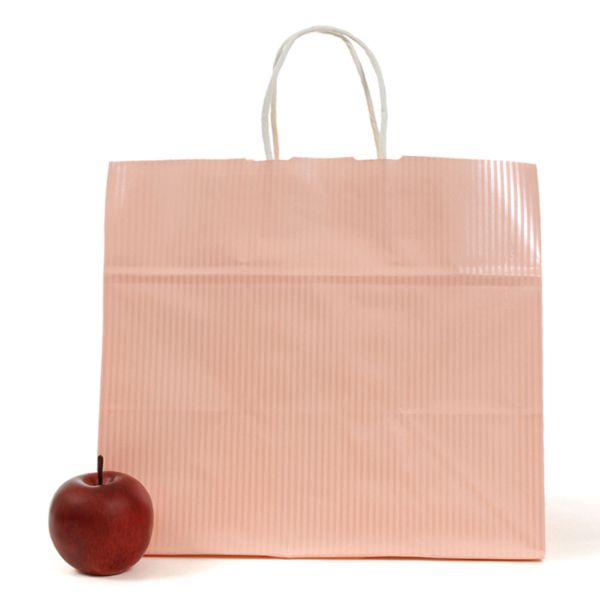 紙手提袋 自動手提袋 HV75 クリスタル ピンク パックタケヤマ