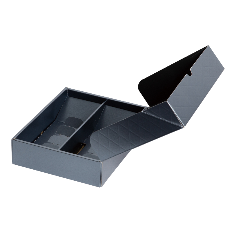 包装資材 HBフードギフトボックス S メタルブラック ヤマニパッケージ