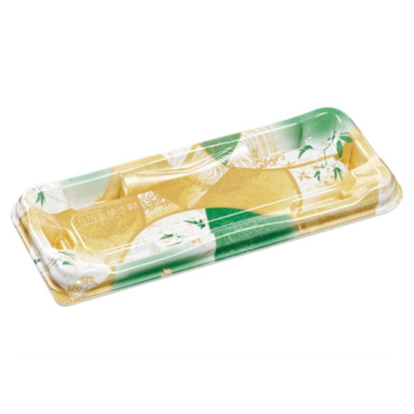 寿司容器 優彩1-5 本体 風光緑 エフピコ