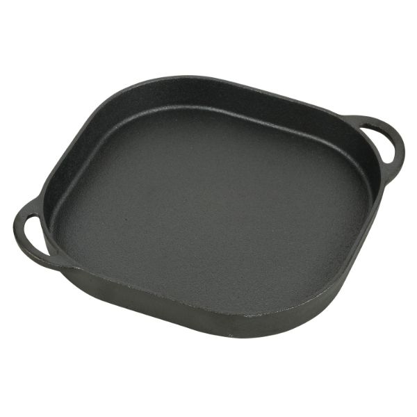 調理器具 スプラウト 鉄鋳物製グリルプレート24×24cm(フラット) パール金属
