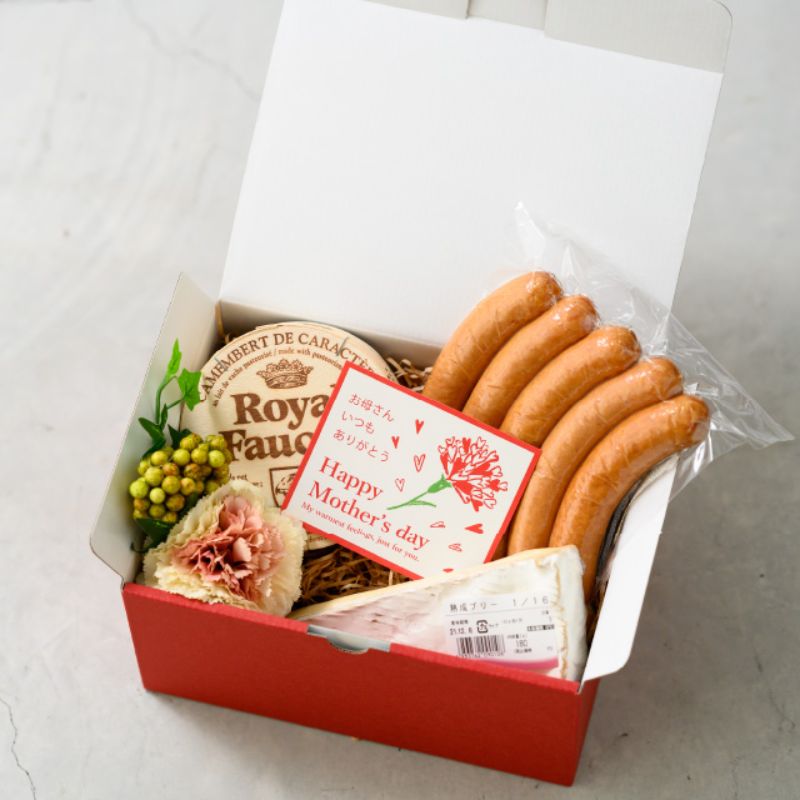 贈答用飾り 母ノ日メッセージカード-10 ハートカーネーション(30枚) ヘッズ