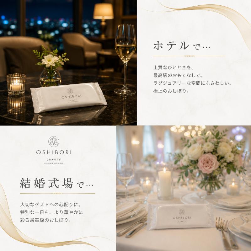 不織布おしぼり Luxury H26 日本ラインファースト
