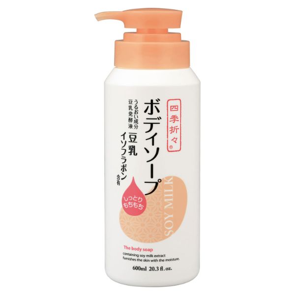 四季折々 豆乳イソフラボン ボディソープ 熊野油脂