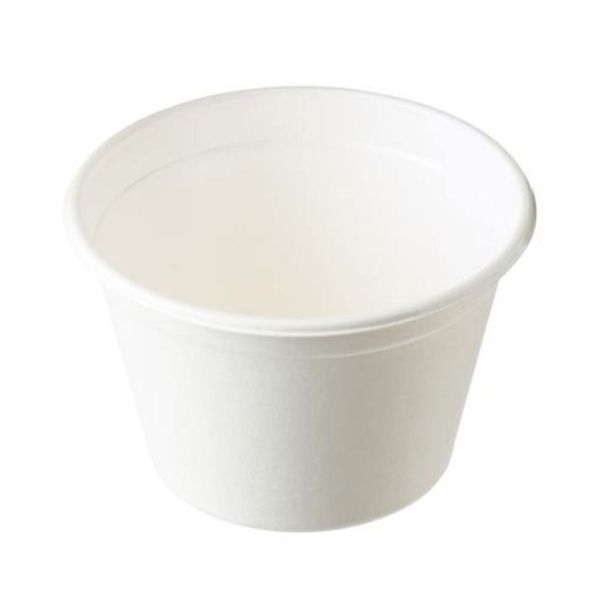スープ容器 KMP丸カップ110-400 本体 ホワイト ケーピープラテック