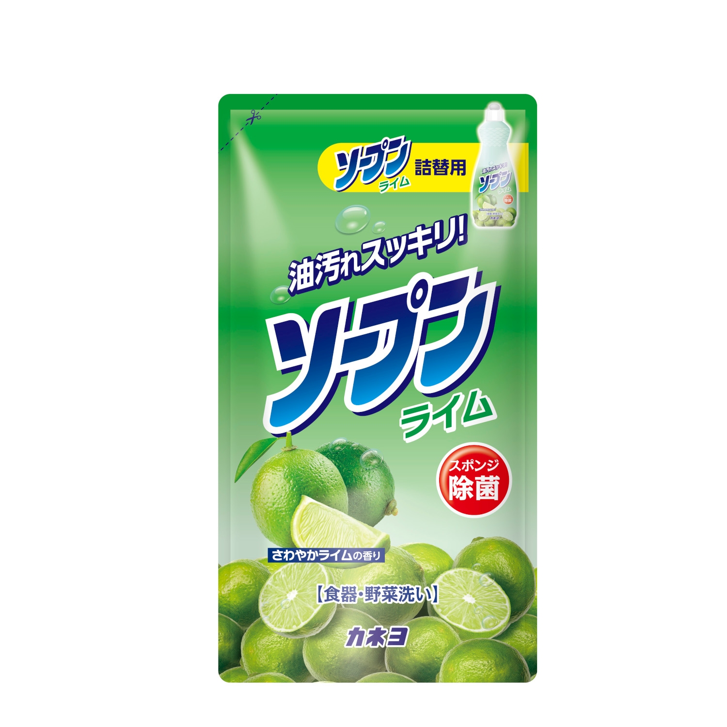 食器用洗剤 ソープンフレッシュ詰替 500mL カネヨ石鹸