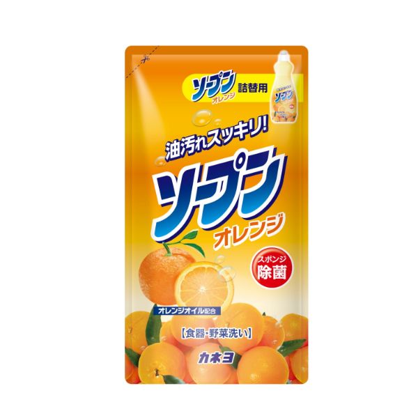 食器用洗剤 ソープンオレンジ 詰替 500ml カネヨ石鹸