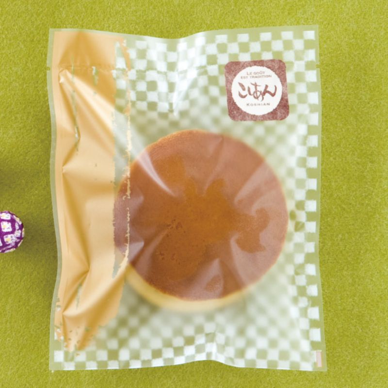 テープ無 OPP袋 市松柄スイーツパック マット-21(100枚) ヘッズ