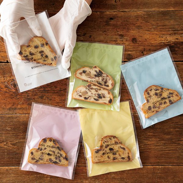 合掌袋 BNR グリーンスイーツパック クリア-13冷凍可(100枚