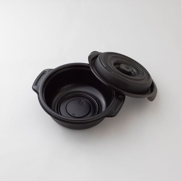 弁当容器 copotte丸鍋 小 ブラック