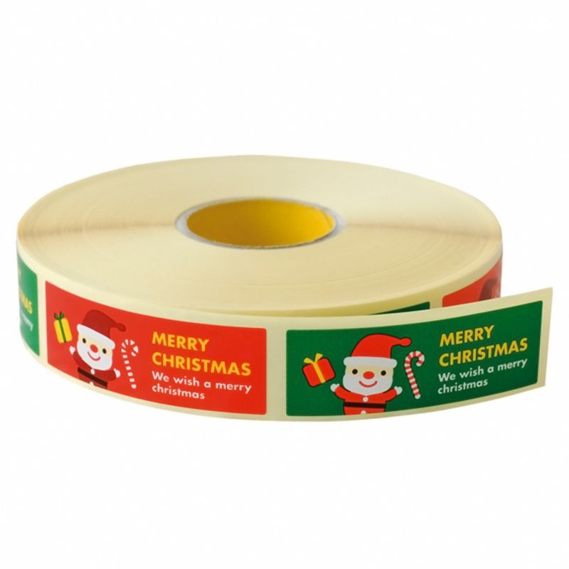 ミニサンタロールシール(500枚) ヘッズ