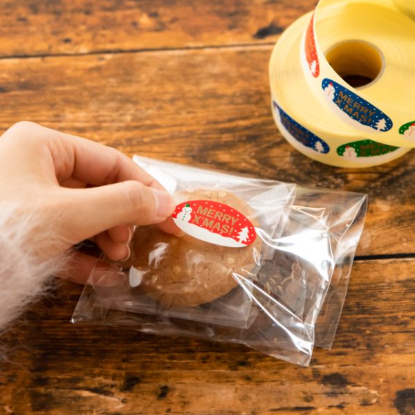 クリスマスポイントロールシール-3(500枚) ヘッズ